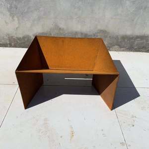 เตาผิงเหล็กคอร์เทน ดีไซน์สวยงาม ทนทาน ใช้สำหรับเผาไม้ - Product Image 2