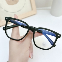 Gafas ópticas cuadradas de lujo Vintage para hombre y mujer, monturas de gafas para ordenador a la moda