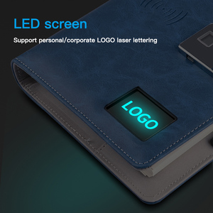 Tùy chỉnh sang trọng khóa vân tay bảo vệ sự riêng tư A5 máy tính xách tay có thể thay thế giấy Nhật ký da thông minh máy tính xách tay văn phòng phẩm Bộ Quà Tặng - Product Image 3