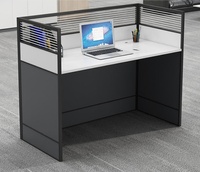 Prix de gros Bureau de poste de travail en bois pour studio Poste de travail moderne pour bureau Table de poste de travail pour ordinateur