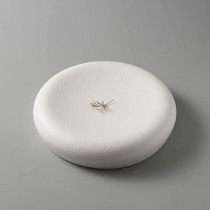 <span class=keywords><strong>Plat</strong></span> de service personnalisé en céramique créative, <span class=keywords><strong>rond</strong></span>, givré, moderne, non toxique, pour les fêtes - Product Image 4