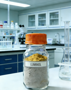 สารสังเคราะห์ออร์แกนิก ลูมินอล CAS 521-31-3 สารเร่งปฏิกิริยาสำหรับการวิเคราะห์การเรืองแสงเคมี - Product Image 3