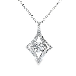 18K White Gold Lab Grown Diamond Filled Round Brilliant Cut IGI Certified Unisex Tennis Choker <b>Necklace</b> - Product Image 5