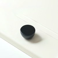 Boutons de meuble en bois massif de couleur Maillard à trou unique personnalisés, poignées peintes au four pour armoire, tiroir nordique, poignées de porte colorées