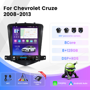 NaviFly auto STEREO <span class=keywords><strong>con</strong></span> pantalla retráctil para Chevrolet Cruze 2008-2013 <span class=keywords><strong>con</strong></span> GPS para coche IPS pantalla inteligente wifi - Product Image 2