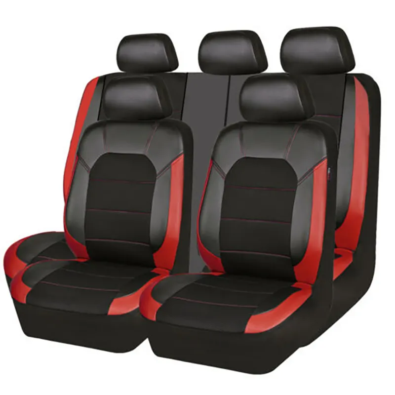 Conjunto de fundas para asientos de coche, accesorios de Interior, talla Universal, 9 unidades