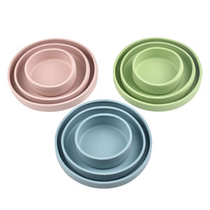 Assiette à dîner compartimentée en silicone pour enfants, ventouse, <span class=keywords><strong>soupe</strong></span>, paille, bol complémentaire pour repas <span class=keywords><strong>de</strong></span> bébé - Product Image 1
