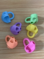 6 couleurs, solution simple pour améliorer l'écriture, poignée ergonomique en silicone pour crayon, correcteur d'écriture pour enfants, porte-stylo pour étudiants