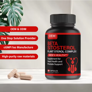 Suplemento Nutricional Herbal OEM/JHD para Relaxamento Masculino e Saúde Cardíaca, 60 Cápsulas Personalizadas de <span class=keywords><strong>Beta</strong></span> <span class=keywords><strong>Sitosterol</strong></span> - Product Image 1