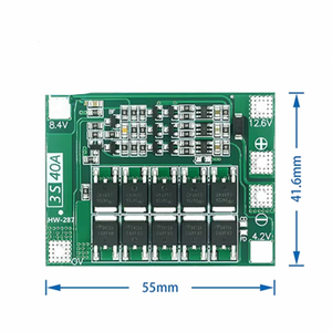 Placa de Protección Inteligente BMS 3S 12V 40A para Baterías de Litio 18650 con Equilibrador - Product Image 3