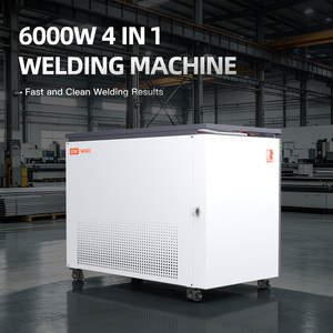 Machine de soudage au laser commerciale 4 en 1 refroidie par eau pour la découpe et le nettoyage des métaux - Product Image 1