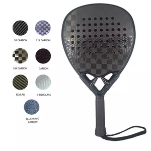 <span class=keywords><strong>Raquette</strong></span> de padel professionnelle en fibre de verre et carbone, forme goutte d'eau, diamant 18 carats, qualité supérieure, personnalisée - Product Image 3