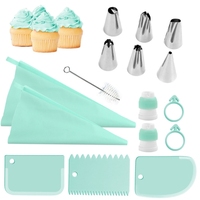 Ensemble de pochettes et pochettes réutilisables pour la décoration de gâteaux Kit d'outils pour glaçage coupleur de poche à pâtisserie