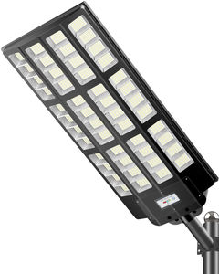 Süper Parlak IP66 Güneş Enerjili LED Sokak Lambası Hareket Radarı Sensörü Tespit Uzaktan Kumanda 3 Yıl Garantili Otoparklar İçin Yol Lambası - Product Image 1