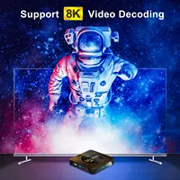Boîtier TV Android G96 Max A13 13 RK3528 Quad Core 4 Go + 128 Go WiFi 6 AV1 8K IPTV NF OTT Lecteur multimédia en streaming