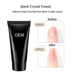 Kit de Uñas de Poly Gel para Uñas, Esmalte de Uñas de 30ml, Kit de Embalaje en Tubo OEM, Puente Duo Forms, Precio de Fábrica - Product Image 2