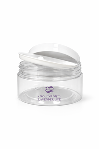 Gommage corporel de luxe en gros – Pot avec couvercle blanc, scellé en aluminium, étiquette personnalisée, boîte de présentation et cellophane - Product Image 2