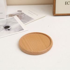 Handmade Natural Wood Texture Anti slip and Heat-insulating, <b>Retro</b> Style Coasters for Home and Office Use - Product Image 5