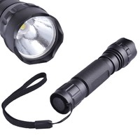 Manta Ray C8 Mini lampe de poche LED haute puissance XP-L HI V3 8*7135 pilotes corps en alliage d'aluminium 1000 Lumens Rechargeable 3.7V Lithium