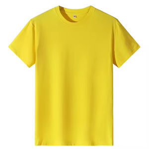 कस्टम 100% सूती स्क्रीन पुरुषों के लिए छोटे ओ-गर्दन फिट शैली 180 ग्राम जर्सी कपड़े उच्च गुणवत्ता वाली खाली टी-शर्ट - Product Image 6