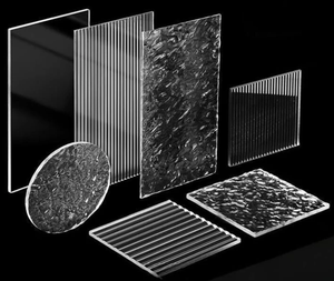 Feuille acrylique transparente à effet d'ondulation d'eau, découpe laser personnalisée, pliage et <span class=keywords><strong>impression</strong></span> sur acrylique à effet d'ondulation d'eau - Product Image 2