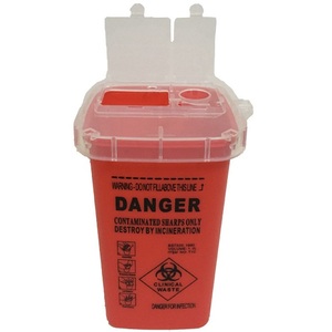 Thickened Medical Sharps Square Plastic Storage Box Disposable Blade Needle Sharp Container