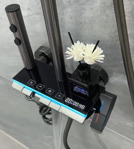 ชุดฝักบัวอาบน้ำอลูมิเนียมแบบเจ็ตน้ำฝนแบบนุ่มพร้อมคีย์เปียโน4โหมด - Product Image 5