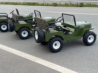 Mini Jeep Électrique Tout-Terrain Biplace de Bonne Qualité Façon Buggy des Sables
