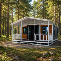 Maison conteneur pliable Jiezhu à double aile extensible, espace de vie épaissi et respirant pour dortoir et usage domestique