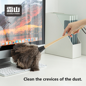 Shimoyama Hộ Gia Đình Thanh Lịch Bụi Khăn Lau Bụi Chất Lượng Cao Lông Óc Chó Đà Điểu Lông Đầu Cho Hiệu Quả Loại Bỏ Bụi Gỗ Xử Lý - Product Image 2