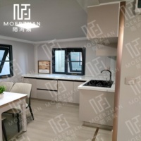 Maison mobile pliable à double aile durable de 20 pieds légère pour auberge de voyageurs et hôtel économique