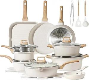 <span class=keywords><strong>Ensemble</strong></span> de casseroles et poêles CAROTE, revêtement antiadhésif multicouche, <span class=keywords><strong>ensemble</strong></span> de cuisine à <span class=keywords><strong>induction</strong></span>, 26 pièces avec poêles, casseroles et grill - Product Image 6