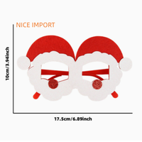 Lunettes de Noël style flocon de neige très vendues, décorations de fête de Noël, montures de dessins animés pour adultes et enfants