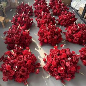 Nueva Llegada, Bola de Flores de Rosa Artificial de Seda Blanca 5D de Lujo y Alta Calidad, Grande de 60 cm, Centros de Mesa y Decoraciones para Bodas - Product Image 6