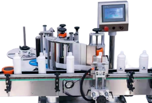 Máquina Etiquetadora Vertical Automática para Botellas Redondas de Vidrio, Plástico y Licores, Último Modelo Completo para Envases Cónicos - Product Image 2