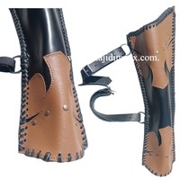Carquois de flèche en cuir traditionnel pour le tir à l'arc pour les arcs de chasse et de tir