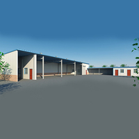 Instalación Rápida, Nave Industrial Prefabricada Moderna de Acero, Estructura de Acero, Estructuras de Acero Prefabricadas Modulares