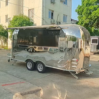 Camion de restauration rapide mobile personnalisé remorques avec café entièrement équipé crème glacée chariot de nourriture camion de nourriture avec cuisine