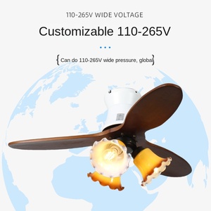 Ventilador de Techo Moderno y Simple con Control Remoto, Control Mecánico, USB y Alimentación a Gas para Uso Doméstico - Product Image 5