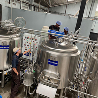 Équipement de brasserie nano pour la fabrication de bière artisanale dans les pubs, restaurants et hôtels - Cuve de fermentation automatique avec contrôle PLC