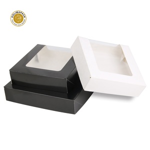 Bán Buôn Kích Thước Tùy Chỉnh Tông Cup Bánh <span class=keywords><strong>Pop</strong></span> Hộp Với Cửa Sổ Cuộn Bánh Slice Hộp Bao Bì Trong Số Lượng Lớn - Product Image 1