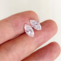 Moissanite Marquise Blanche VVS, Certificat GRA, Couleur D, Prix de Gros, Pierre en Vrac