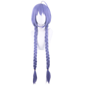 Ainizi - Pelucas sintéticas de cosplay de 100 cm, trenzas largas azules, rol de Roxy Migurdia de Mushoku Tensei: Reencarnación sin empleo - Product Image 2
