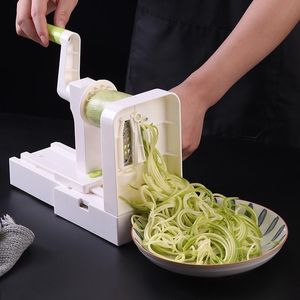 For Fullstar 4 Pcs Handheld Spiralizer Kitchen Tools Manual Vegetable Chopper Shredding Machine Wholesale Spiral Slicer Cutter - Product Image 1