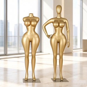 หุ่นโชว์ชายหญิงแบบเต็มตัวเหมือนจริง รุ่นปี 2026 จากโรงงานโดยตรง พร้อมศีรษะและไหล่ - Product Image 2