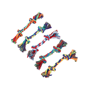 Pamuk halat köpek oyuncaklar interaktif köpek oyun Bite <span class=keywords><strong>Pet</strong></span> malzemeleri küçük büyük oyuncak köpek çiğnemek oyuncak halat - Product Image 2