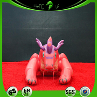 Costume de dragon gonflable portable personnalisé Hongyi pour adultes en PVC/TPU