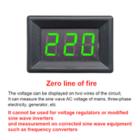 Voltmetro AC led a due fili 0.36 AC 30V-500V voltmetro digitale display a led regolatore di tensione SCR dedicato