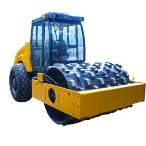 Rodillo compactador de 26 toneladas con garras, rodillo convexo para construcción de carreteras, equipo de compactación de pavimentos, rodillo de pie de oveja para prensar suelos - Product Image 5