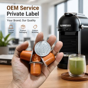 Cápsulas de Matcha Directas de Fábrica, Compatibles con Dolce Gusto, Té Verde Orgánico de Grado Ceremonial, Etiquetado Privado - Product Image 1